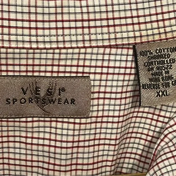 Ohio State Buckeyes Men’s Long Sleeve Checked Shirt – Size XXL - Picture 9 of 9